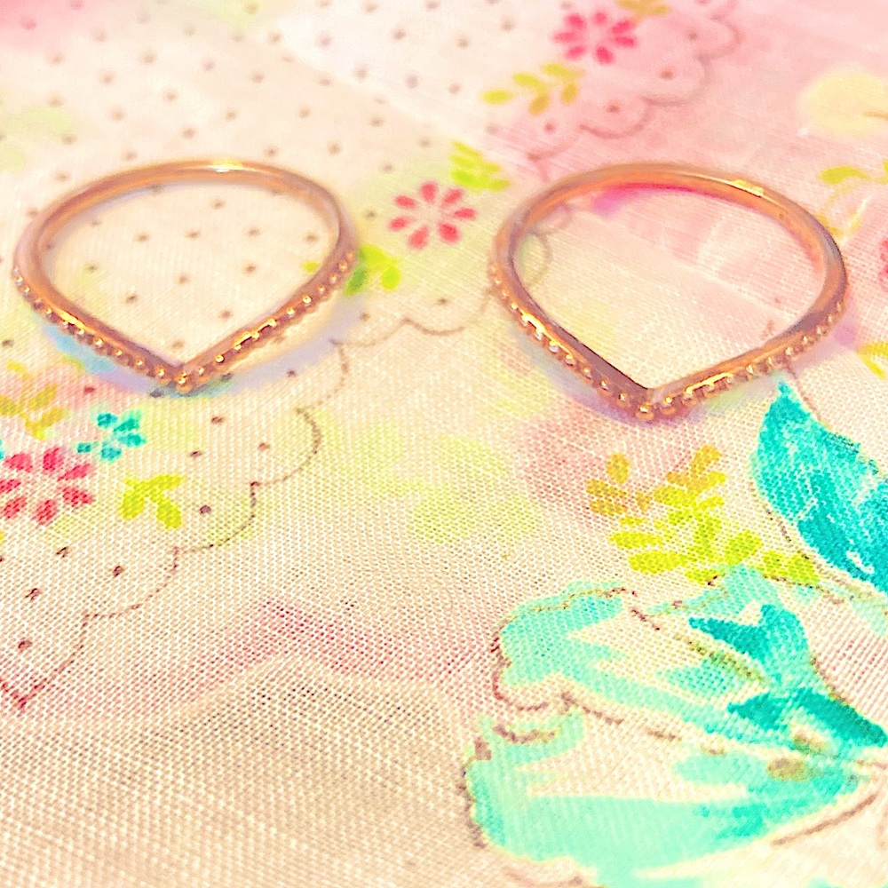 14K rose gold/925 Authentic Pandora Rings,unworn SIzes 10&10.5 buy 1 or both - Picture 3 of 11